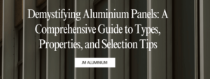 aluminium panels